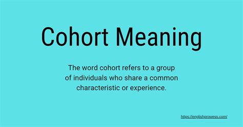 cohort traduzione|cohort standing meaning.